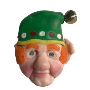 Vintage 90's One Eared Leprechaun Brooch/Pin